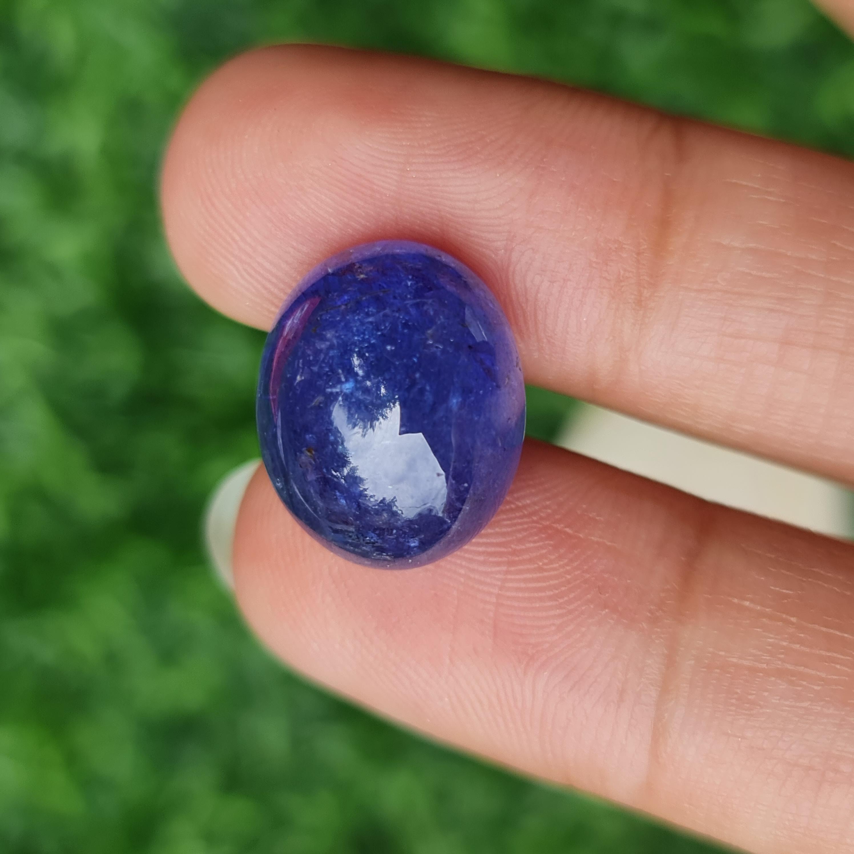พลอย แทนซาไนท์ Tanzanite 15.79 กะรัต (Cts.) พลอยแท้ อัญมณีมงคลประจําวันเกิด เครื่องประดับพลอย