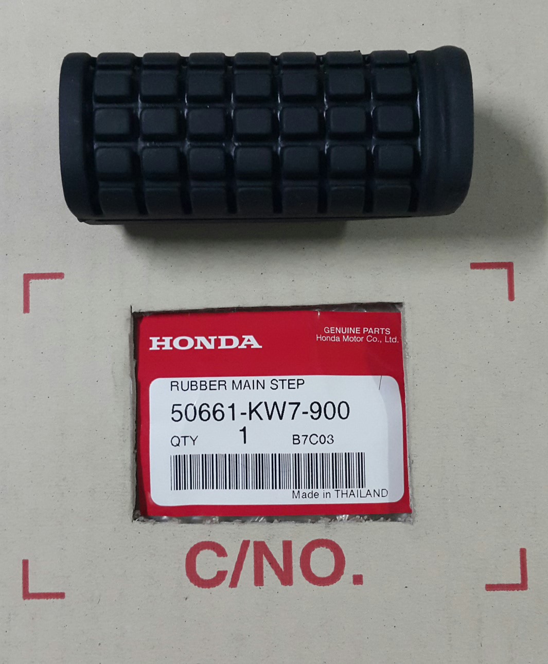 ยางพักเท้าหน้า โนวา/CBR150M,R
