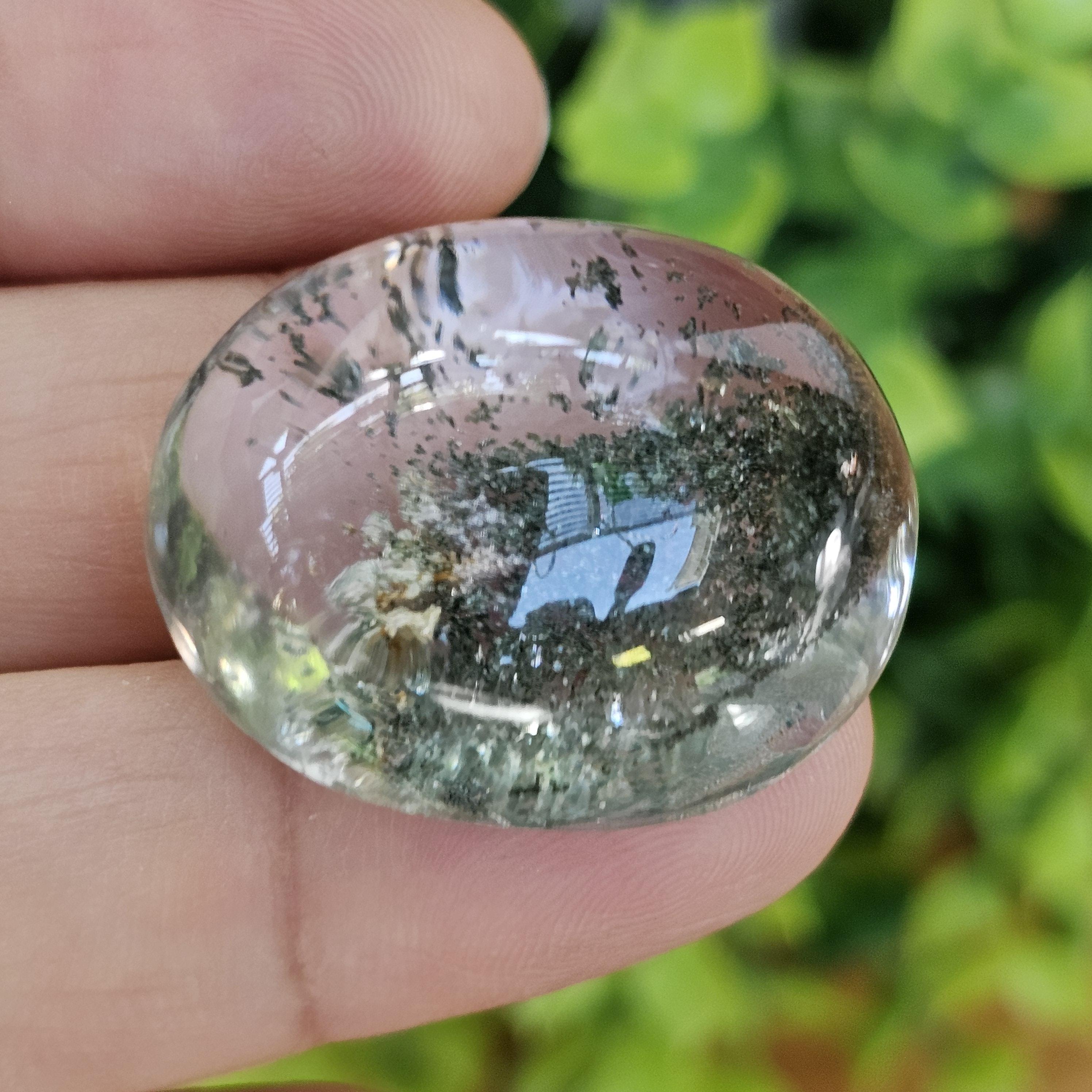 โป่งข่าม ควอตซ์ Included Quartz 81.03 กะรัต Cts พลอยแท้ อัญมณีมงคลประจําวันเกิด เครื่องประดับพลอย