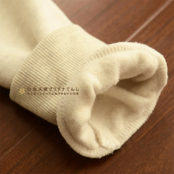 เสื้อสเวตเตอร์กันหนาวแต่งปักไหมพรม ฮู้ดแต่งหูกวางน่ารัก (11304LM)