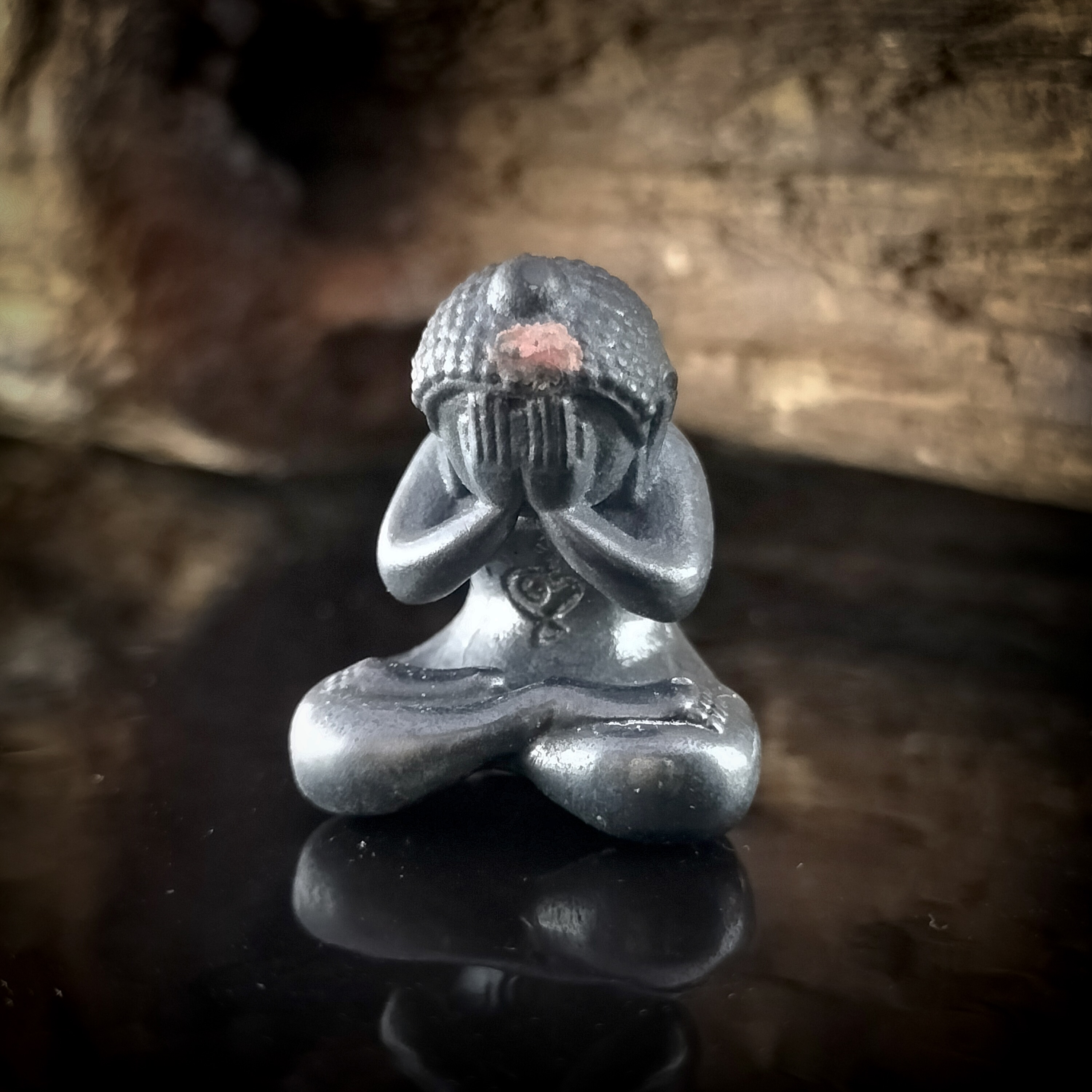 พระปิดตาพญาบังบด อุดว่านเครือร้อยปลา (หลวงปู่มี ฐิตสาโล วัดโพนทอง อายุ112ปี)