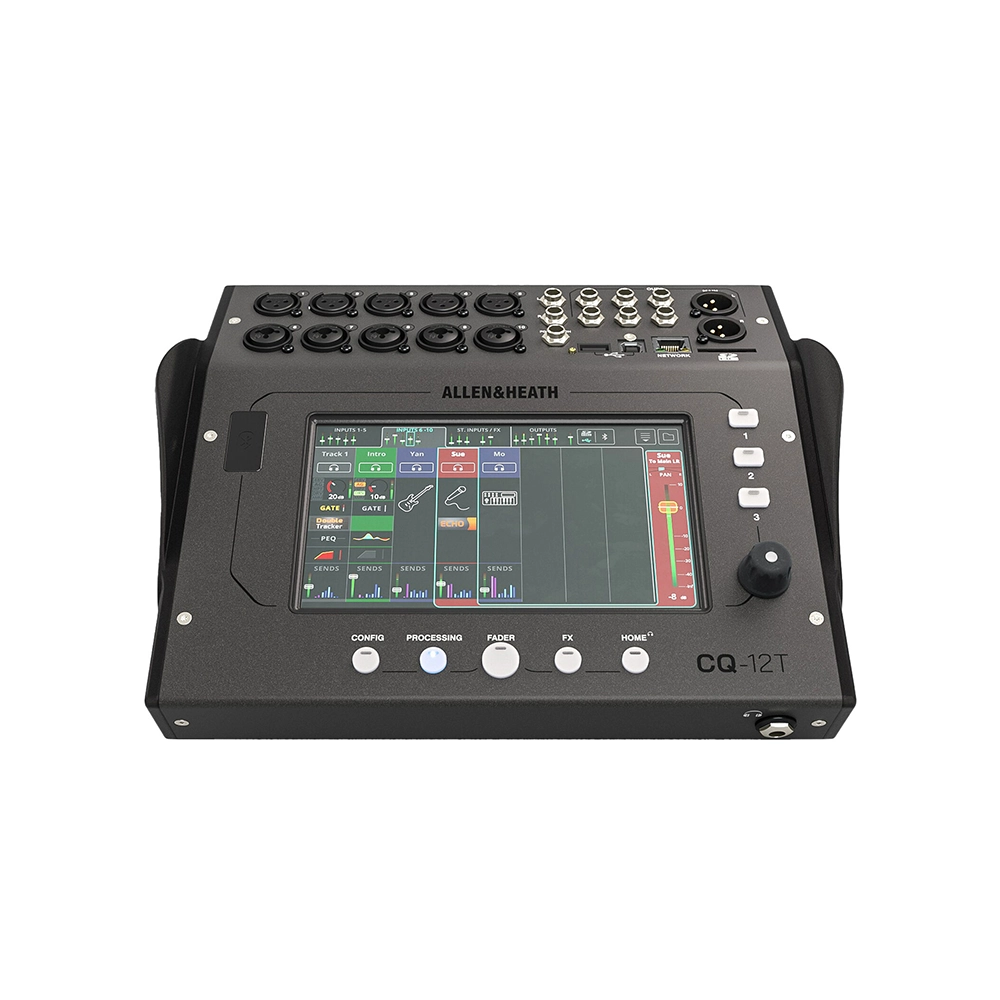 Allen & Heath CQ-12T ดิจิตอลมิกซ์ 12 ช่อง ประมวลผล FPGA ความละเอียด 96 kHz
