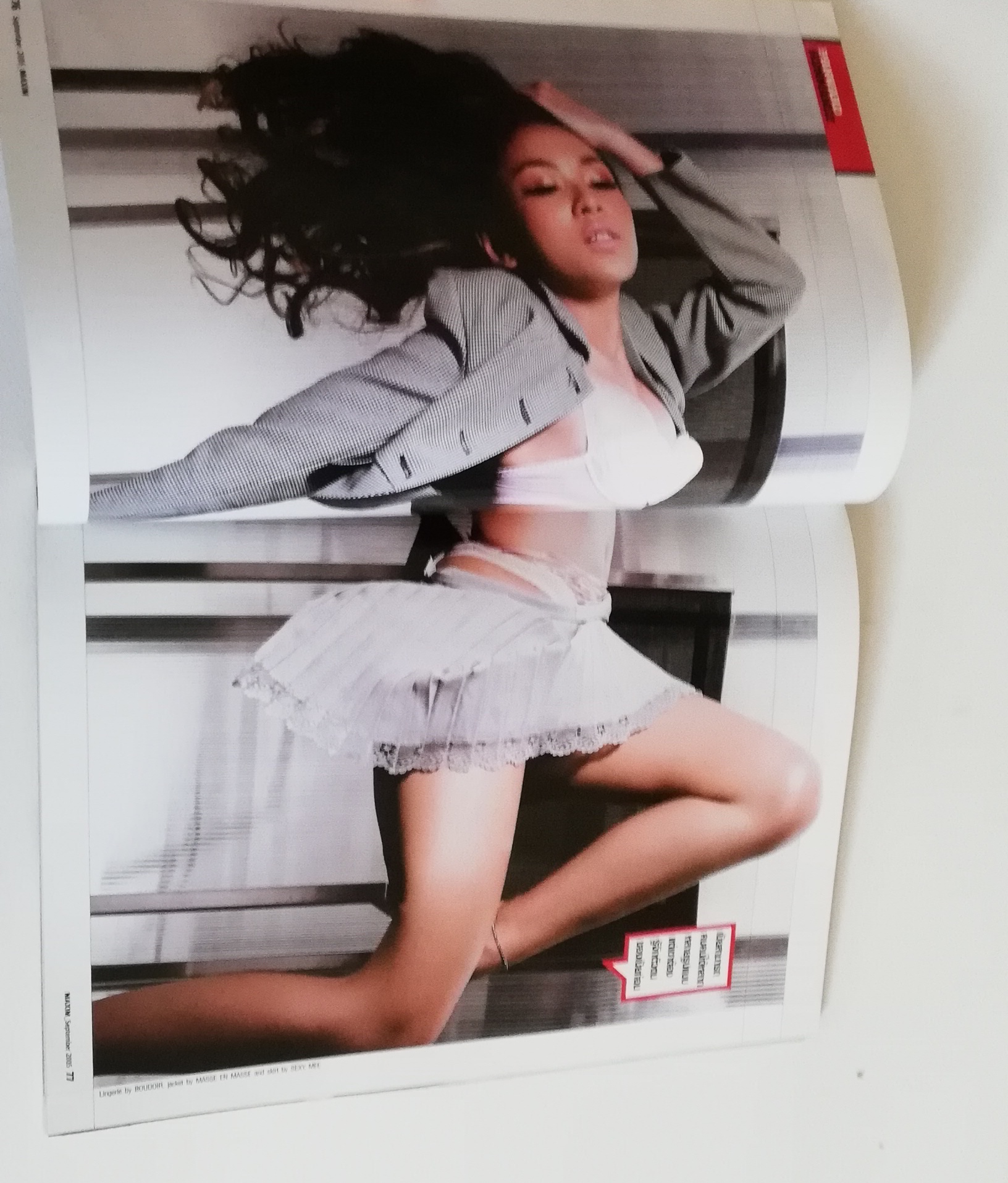 มีหลายภาพ, นิตยสารเก่า maxim ปก เป้ย ปานวาด กันยายน 2005