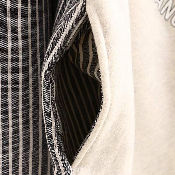 เสื้อแจ็คเก็ตกันหนาววินเทจ มีฮู้ด ซับผ้าขนนุ่ม (12072LM)