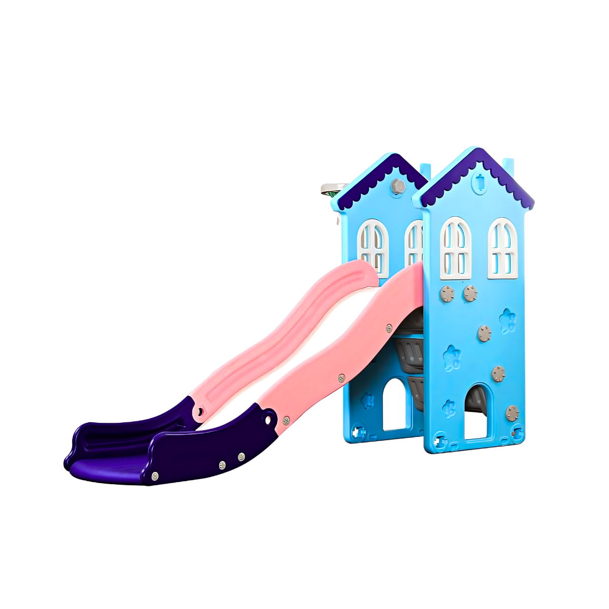 กระดานลื่น สไลเดอร์บ้านน้อย (สีฟ้า) Slide Little House Slide (Sky Blue)
