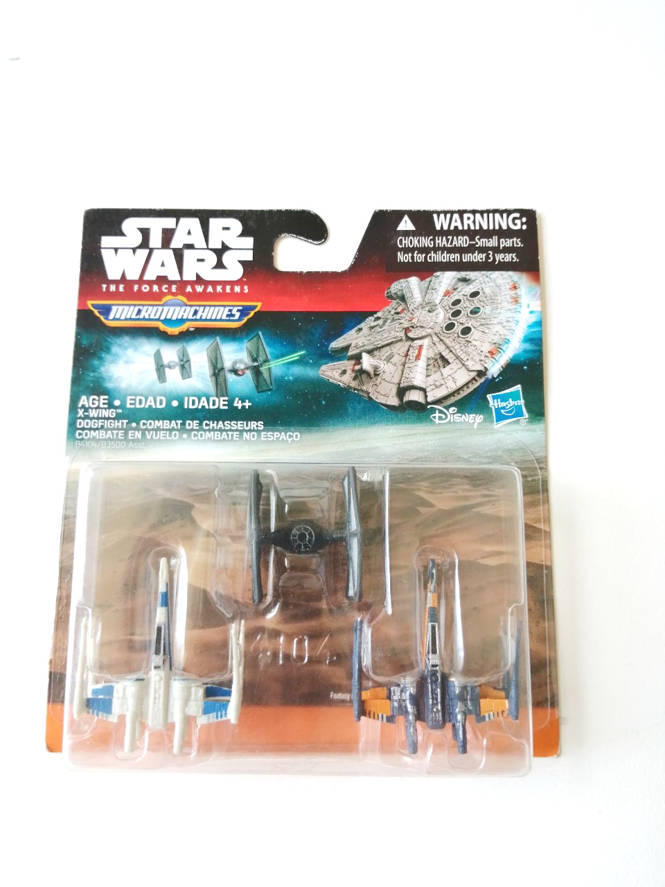 ชุดยานเหล็ก 3 ลำ จากภาพยนตร์ STAR WARS ชุด ใหม่ ep.7-9 ยานx-wing ฝ่าย resistant, x-wing ของ โพ ดาเมรอน, ยานไท ของ ไคโลเรน งานโลหะ ขนาดเล็ก ยังไม่แกะแพค ของใหม่