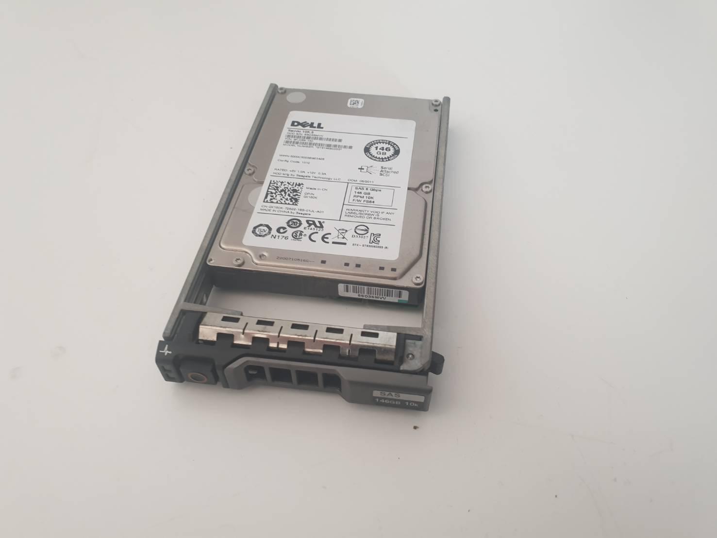 Dell Sas 146G 10k with Tray