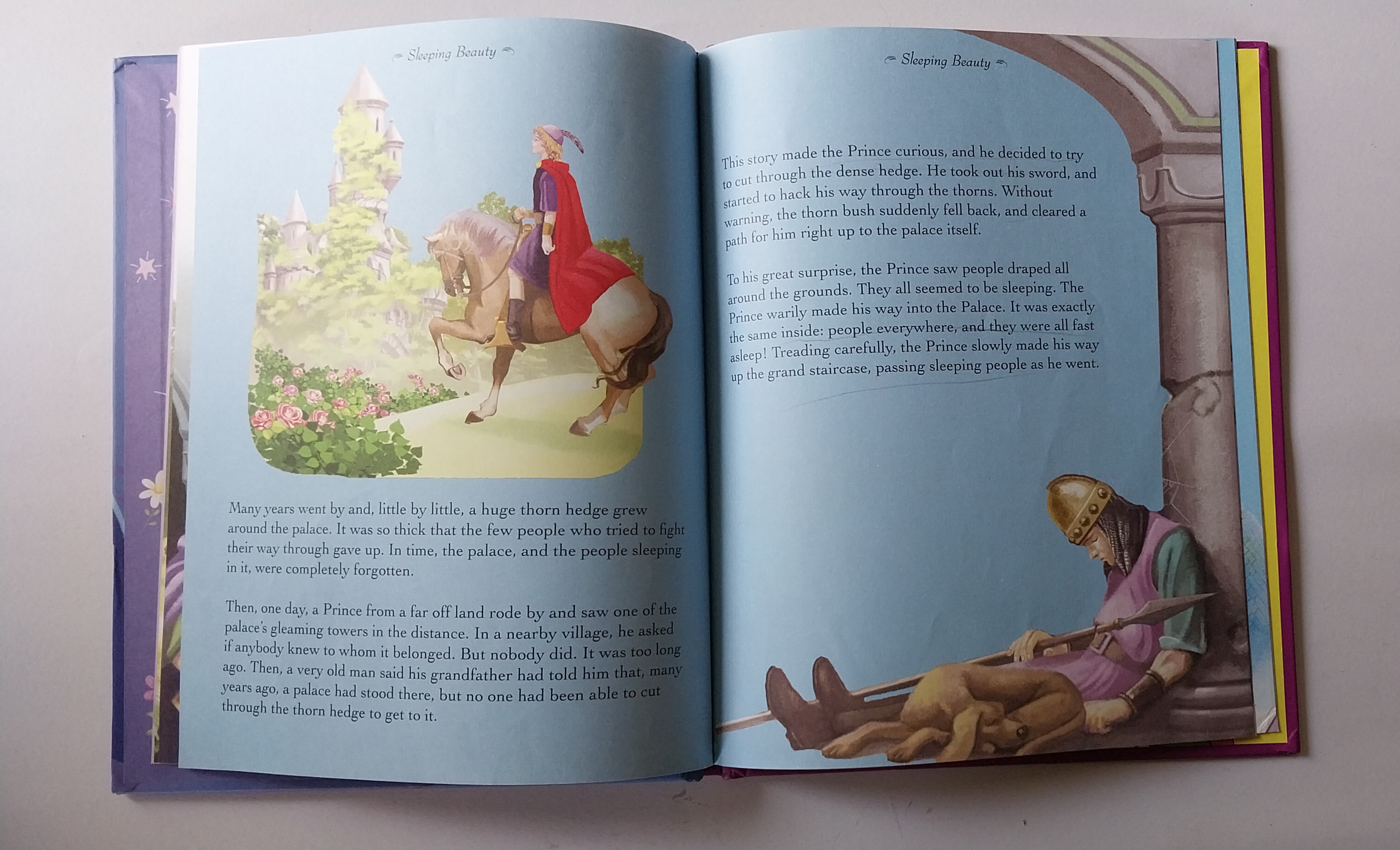 มีหลายภาพ, เจ้าหญิงนิทรา,หนังสือนิทานปกแข็งภาษาอังกฤษ ขนาด 21 ซม. ,3 in 1 Fairy Tale Treasures,Sleeping Beauty and other fairytales