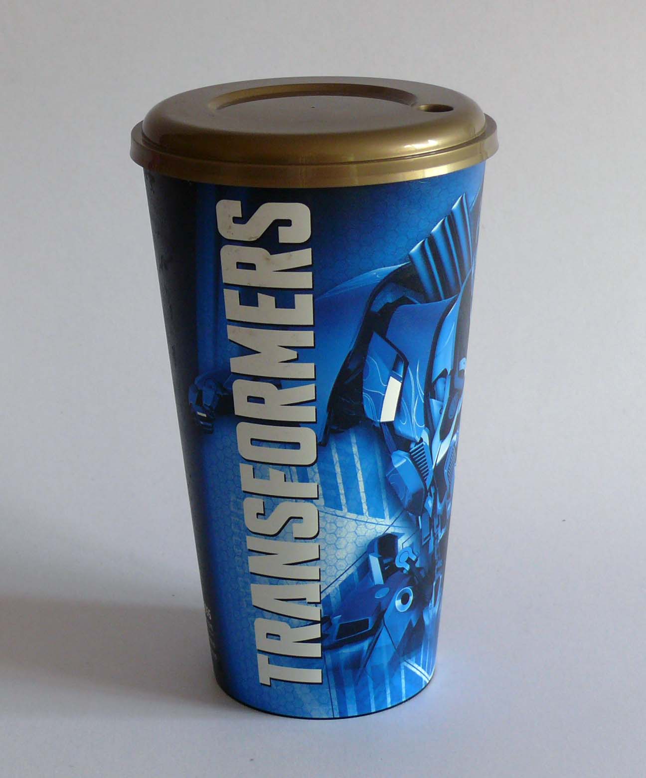 แก้วน้ำโรงหนังจากภาพยนต์ เรื่อง ทรานสฟอร์เมอร์, Movie Collectible Plastic Glass" Optimus Prime" from Transformer, ของสะสมแ้วน้ำโรงหนังจากภาพยต์เรื่อง "ทรานสฟอร์มเมอร์ส" แก้วน้ำ "ออพติมัส ไพรม์"