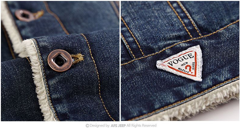เสื้อแจ็กเก็ตยีนส์กันหนาวรุ่นหนา ซับขนนุ่ม (10181MM)