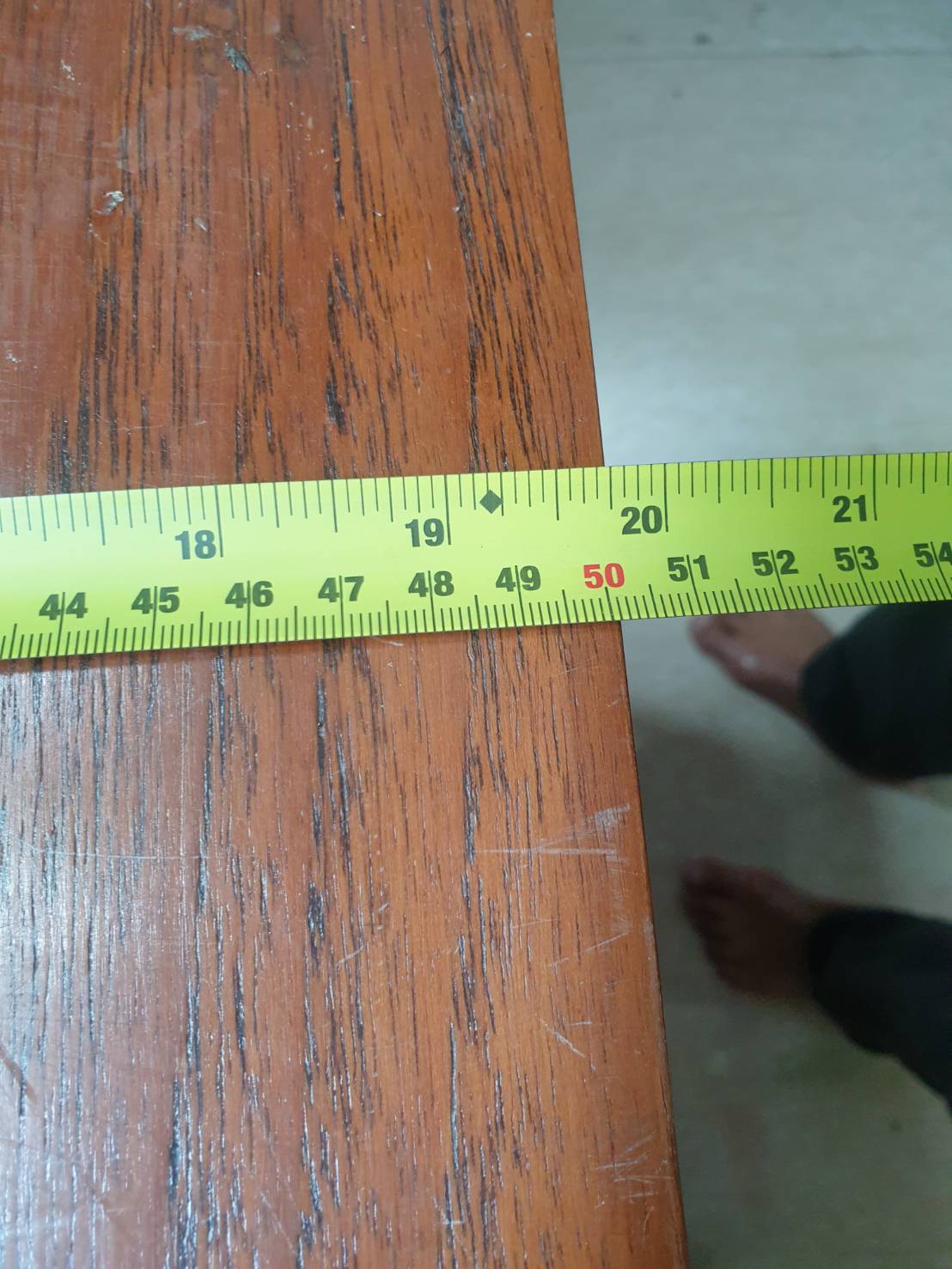 โต๊ะไม้สักกว้าง 50 ยาว 180 คุ้ม