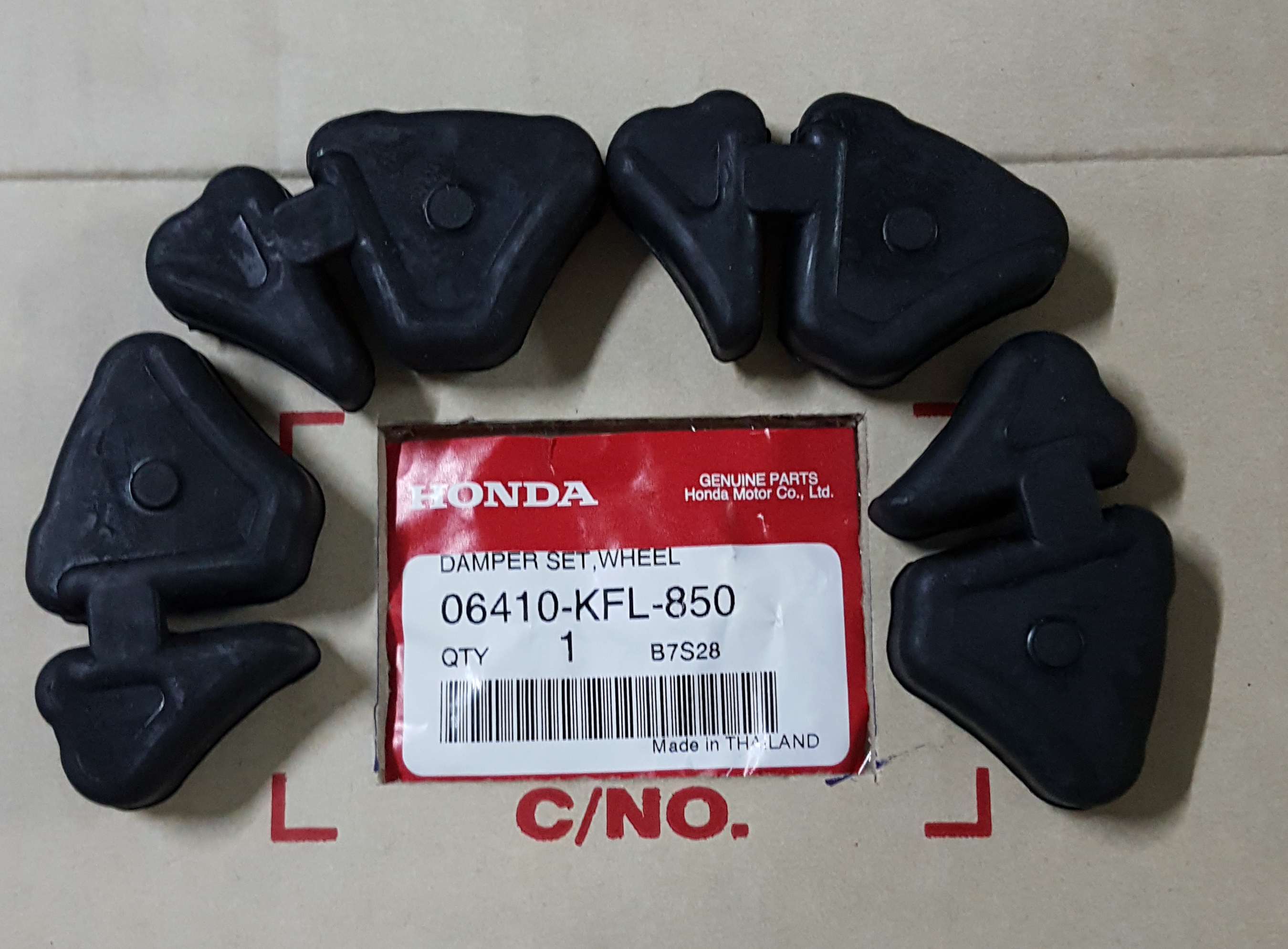ลูกยางกันกระชากดุมสเตอร์หลัง เวฟ100S,D,R/เวฟ110T/C100P/ดรีม125/เวฟ125S,R,T