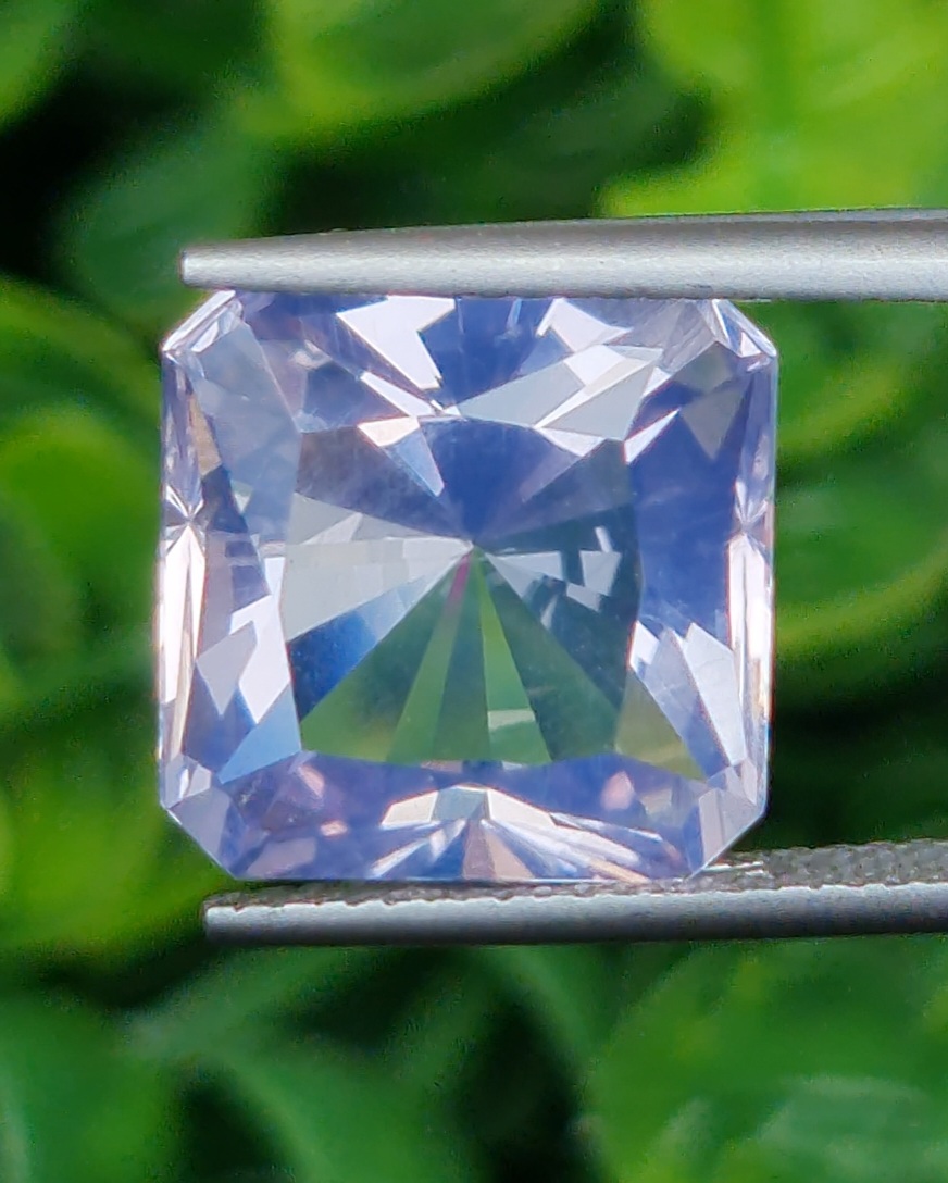 พลอย ลาเวนเดอร์ ควอตซ์ Lavender Quartz 9.355 กะรัต (Cts.) พลอยแท้ อัญมณีมงคลประจําวันเกิด เครื่องประดับพลอย