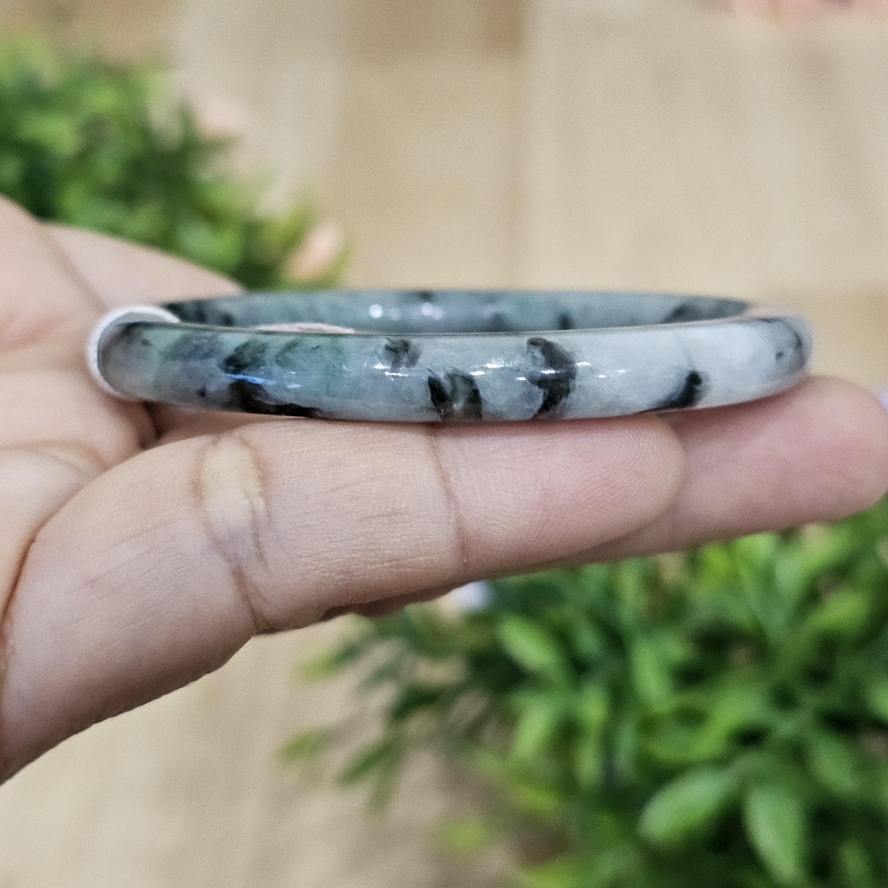 JB6711207 หยก พม่า แท้ Jade กำไลหยก (Jadeite bracelet) พม่า (Myanmar) 50.3 มม.