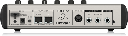 Behringer POWERPLAY P16-M 16-Channel Digital Personal Mixer