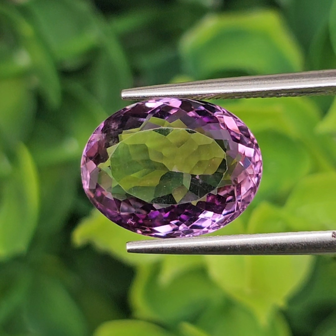 พลอย อเมทิส Amethyst 5.29 กะรัต (Cts.) พลอยแท้ อัญมณีมงคลประจําวันเกิด เครื่องประดับพลอย