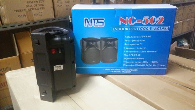 NTS NC-502 ตู้ลำโพง แขวน 5 นิ้ว 2 ทางสีดำ 35W