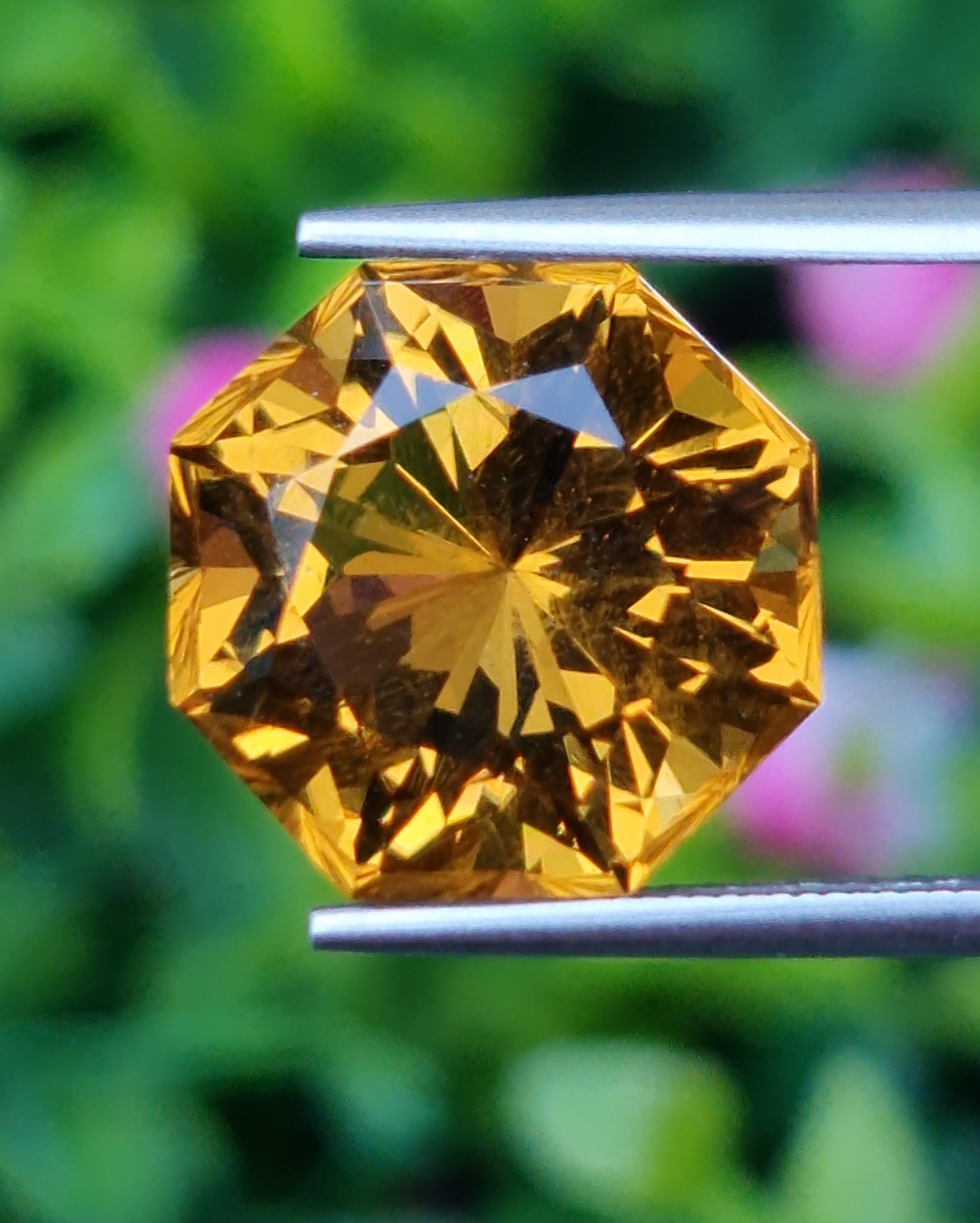 พลอย ซิทริน Citrine 10.03 กะรัต (Cts.) พลอยแท้ อัญมณีมงคลประจําวันเกิด เครื่องประดับพลอย