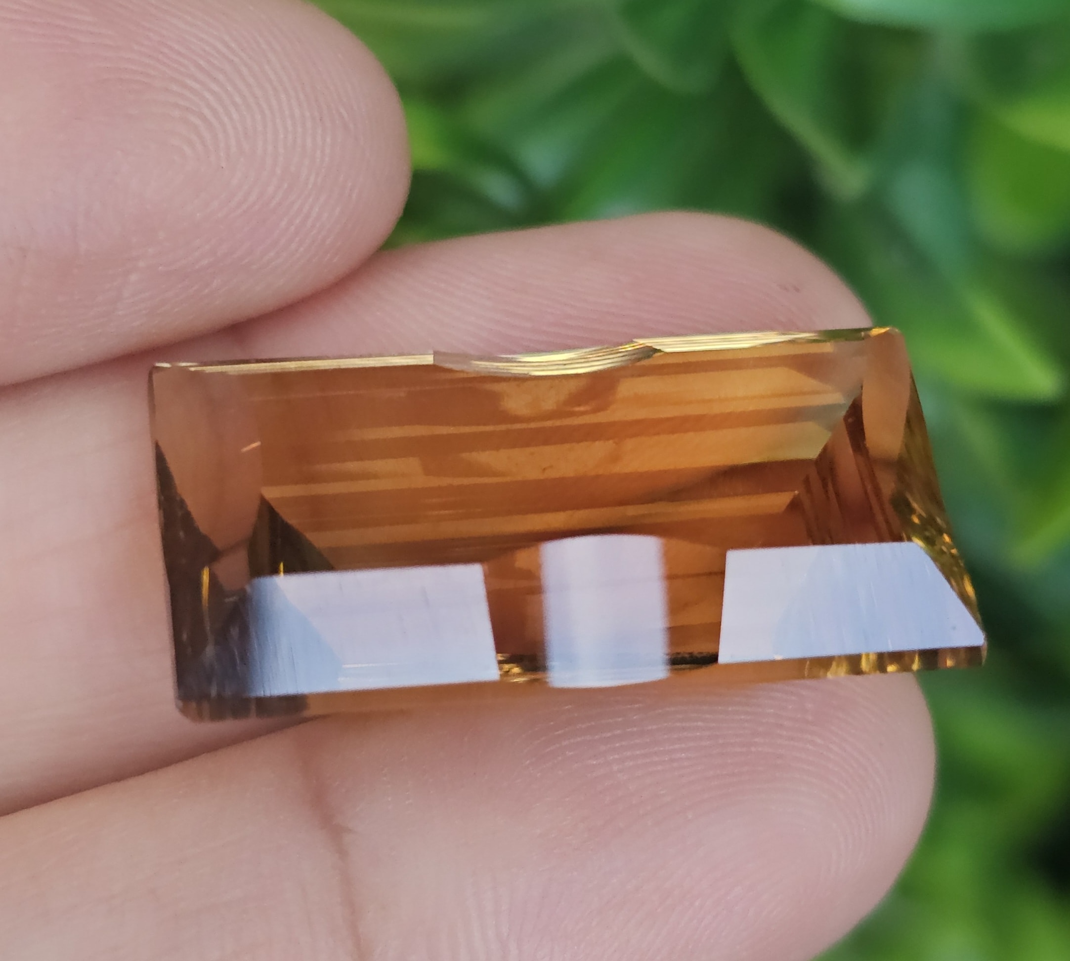 พลอย ซิทริน Citrine 31.25 กะรัต (Cts.) พลอยแท้ อัญมณีมงคลประจําวันเกิด เครื่องประดับพลอย