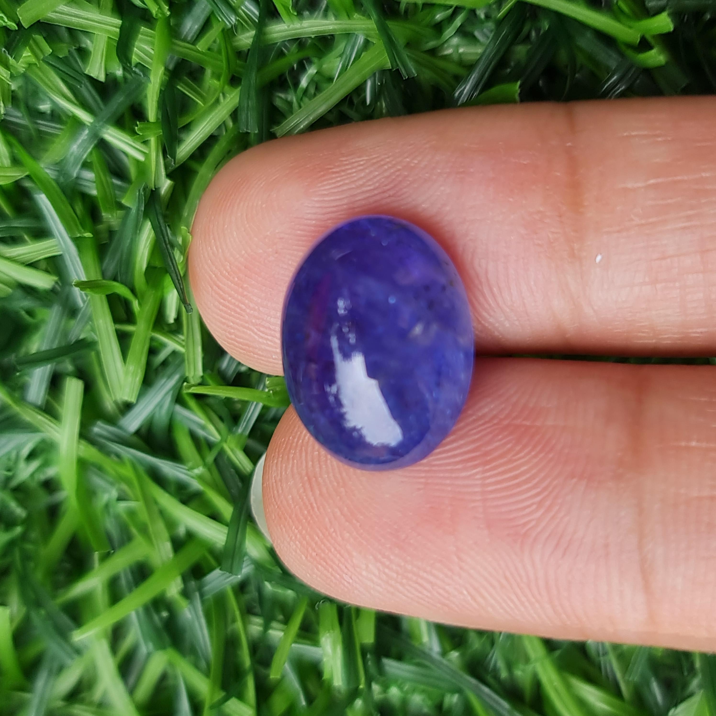 พลอย แทนซาไนท์ Tanzanite 10.53 กะรัต (Cts.) พลอยแท้ อัญมณีมงคลประจําวันเกิด เครื่องประดับพลอย