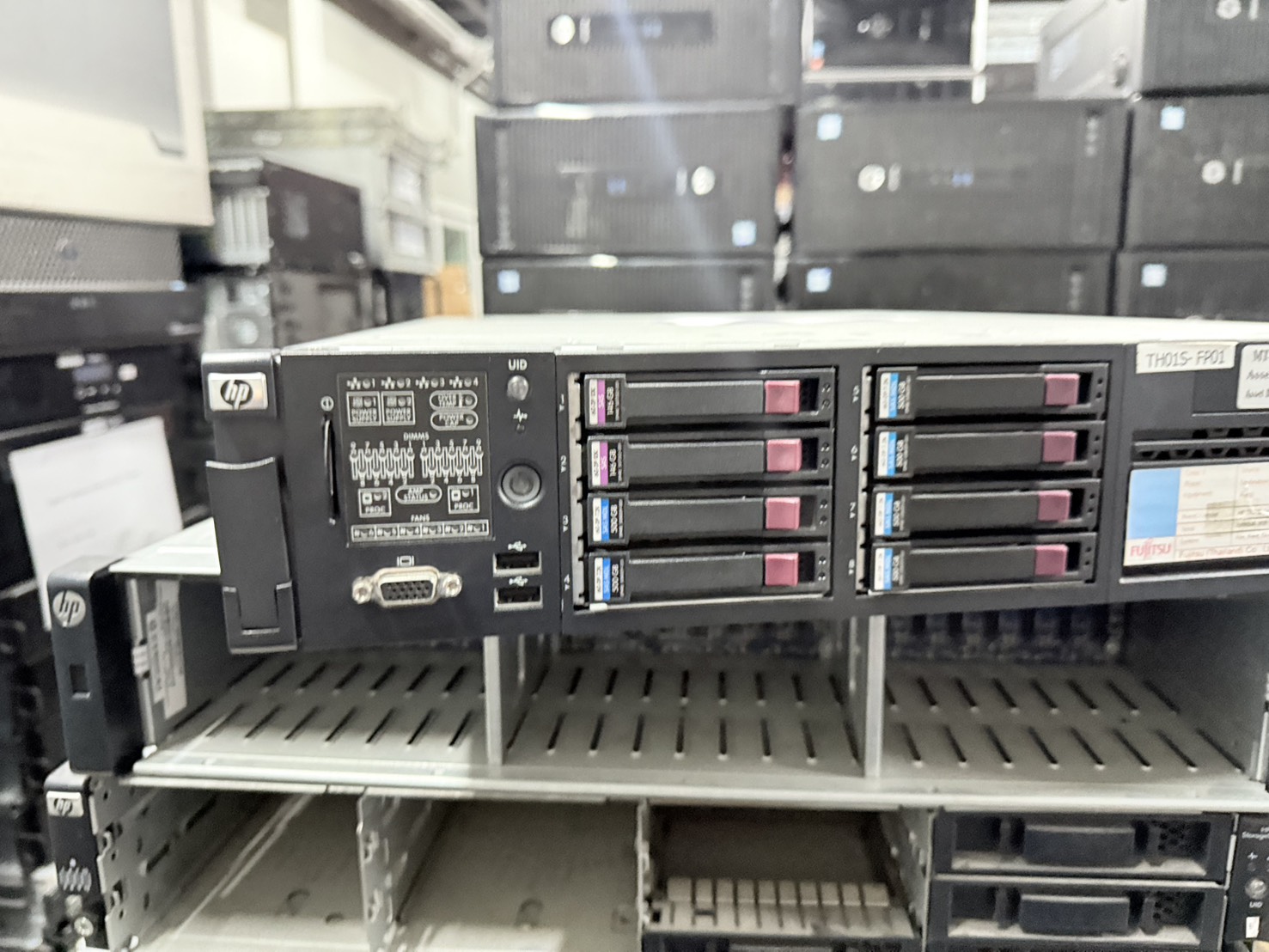 Server HP ProLiant DL380 G6 (E5530/4GB*3/HDD 146GB*2/HDD 500GB*6)+Power 750W*2