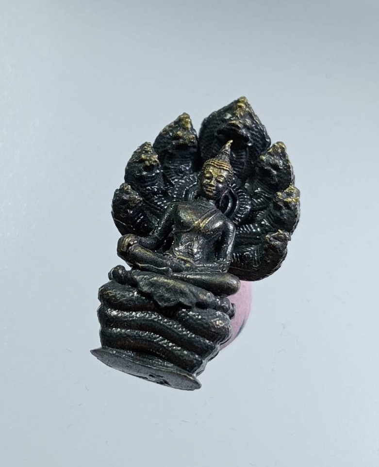 ก882 รูปหล่อพระนาคปรก น้อมถวายเป็นพุทธบูชา เสก ศิลปะไทย