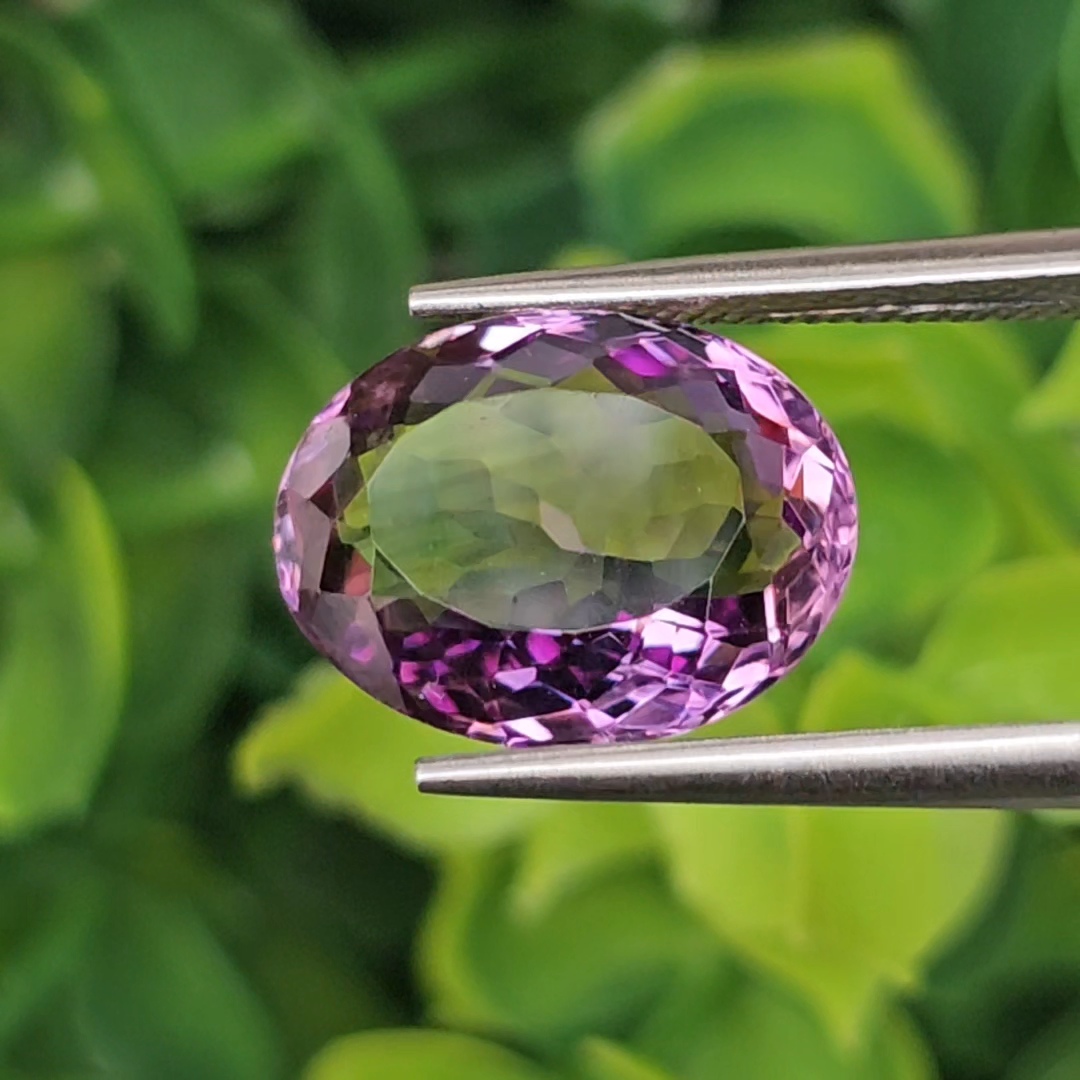 พลอย อเมทิส Amethyst 5.29 กะรัต (Cts.) พลอยแท้ อัญมณีมงคลประจําวันเกิด เครื่องประดับพลอย