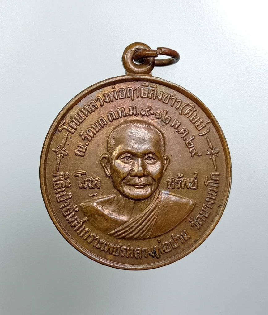 A7842 เหรียญโภคทรัพย์ หลวงพ่อปาน วัดบางนมโค จ.อยุธยา ปี2529