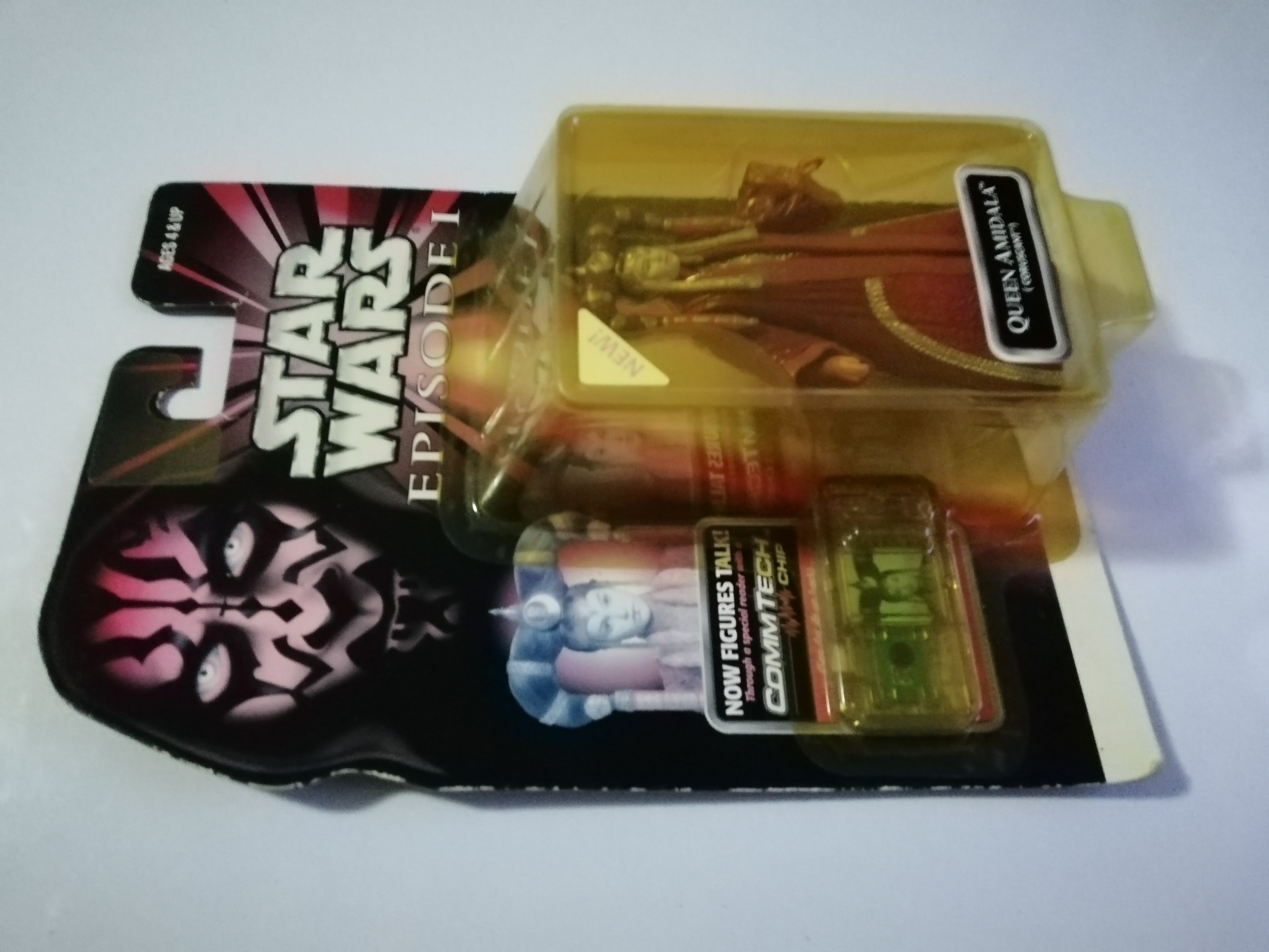 ของสะสมงานเก่า จากภาพยนต์ สตาร์วอร์ เอปพิโสด1, Star Wars Episode1 "Queen Amidala-อมิดาลา" งานแท้จาก Tomy, แพ็กเกจเก่าตามภาพ