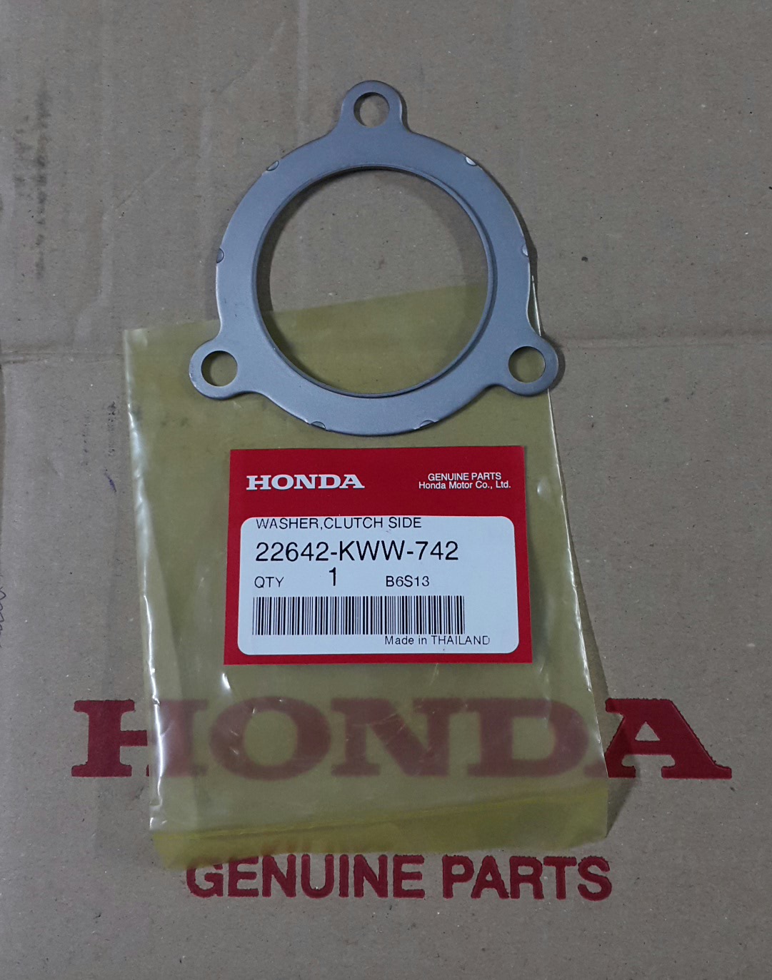 แผ่นรองคลัทช์ เวฟ110ไอ/ดรีม110ไอ(มือ)