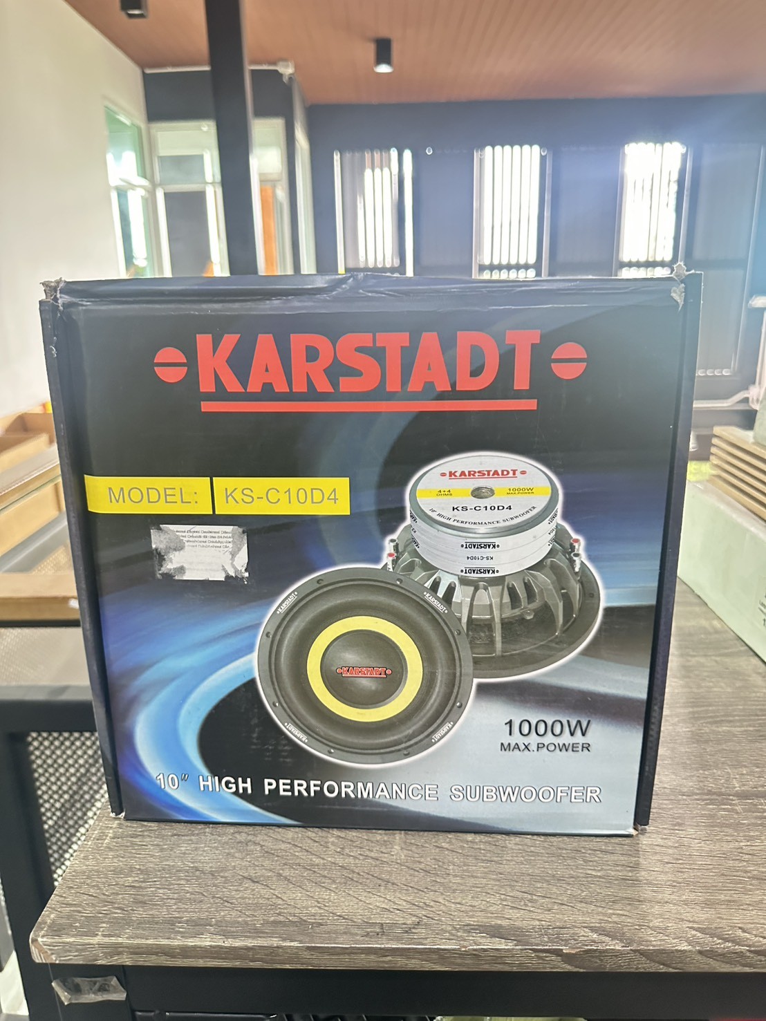 Subwoofer KARSTADT KS-C10D4 ซับเบส 10นิ้ว 1000 วัตต์ โครงหล่อ แม่เหล็ก 3 ชั้น