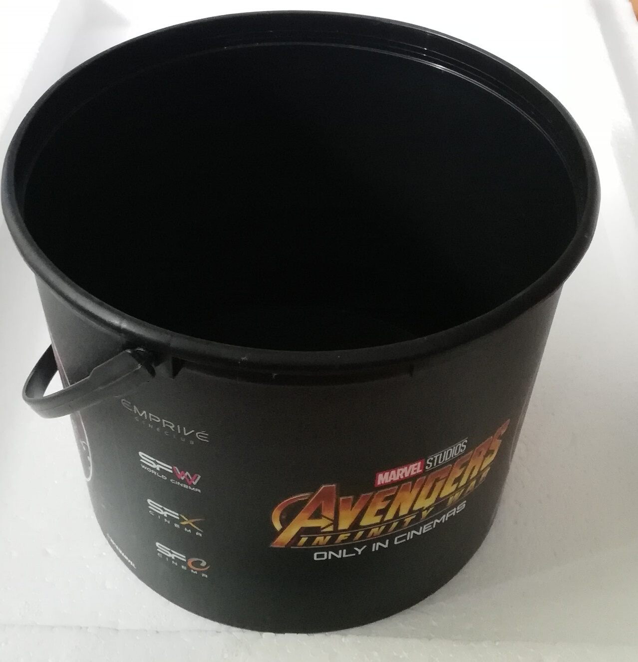 ถังข้าวโพดโรงหนัง มาร์เวล Marvel's Studio, Avengers Infinity War, only in Cinemas 2018 Matvel