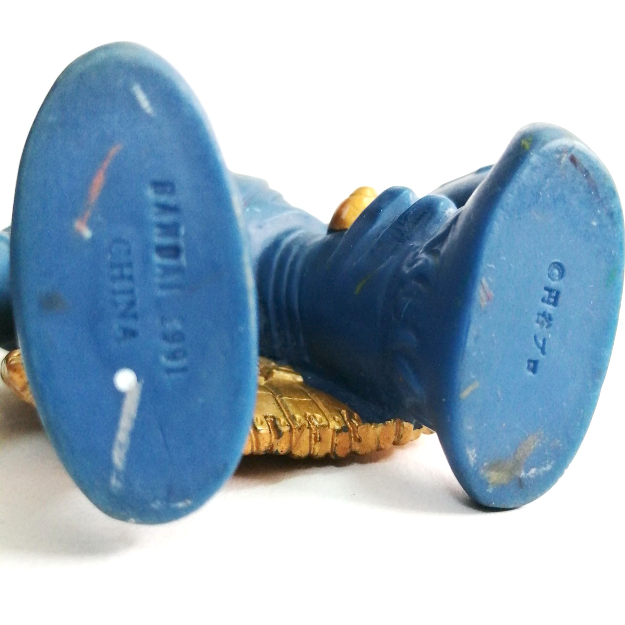 ซอฟ 6.5 นิ้ว **มีรอยใต้เท้าเล็กน้อย ขนาดตามรูป มนุษย์ดาว เทมเพอเรอร์ Bandai china 1991,จากอุลตร้าแมนทาโร่ สภาพดี มีรอยบ้าง