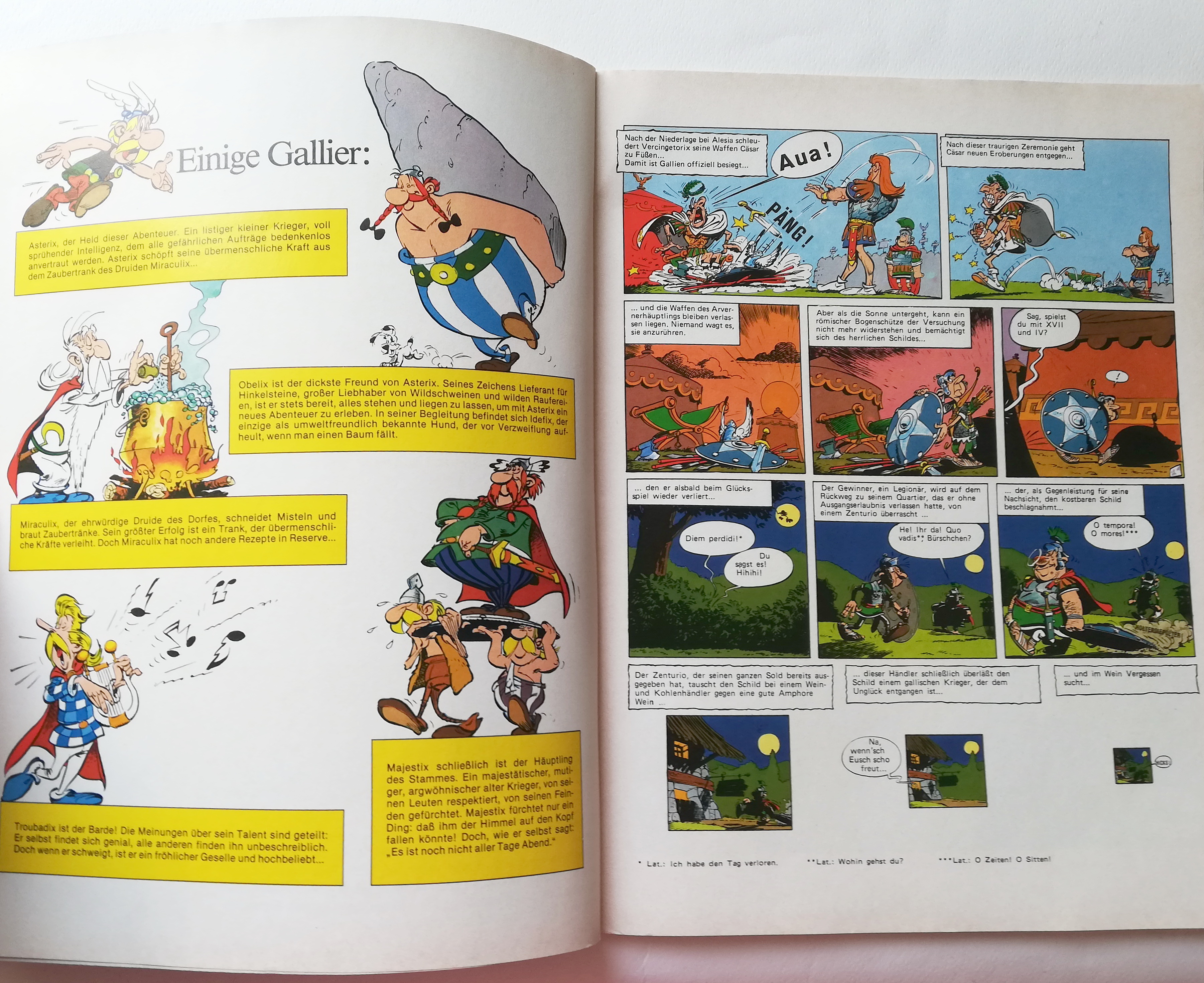 หนังสือการ์ตูนภาษาเยอรมัน Dargaud prasentiert: GROSSER ASTERIX-BAND Asterix und der ARVERNERSGHILD TEXT: GOSCINNY ZEICHNUNGEN: UDERZO Jeltn DELTA VERLAG GMBH VERTRES:EHAPA VERLAG GMBH STUTTGART UDER2 STUTTGAR