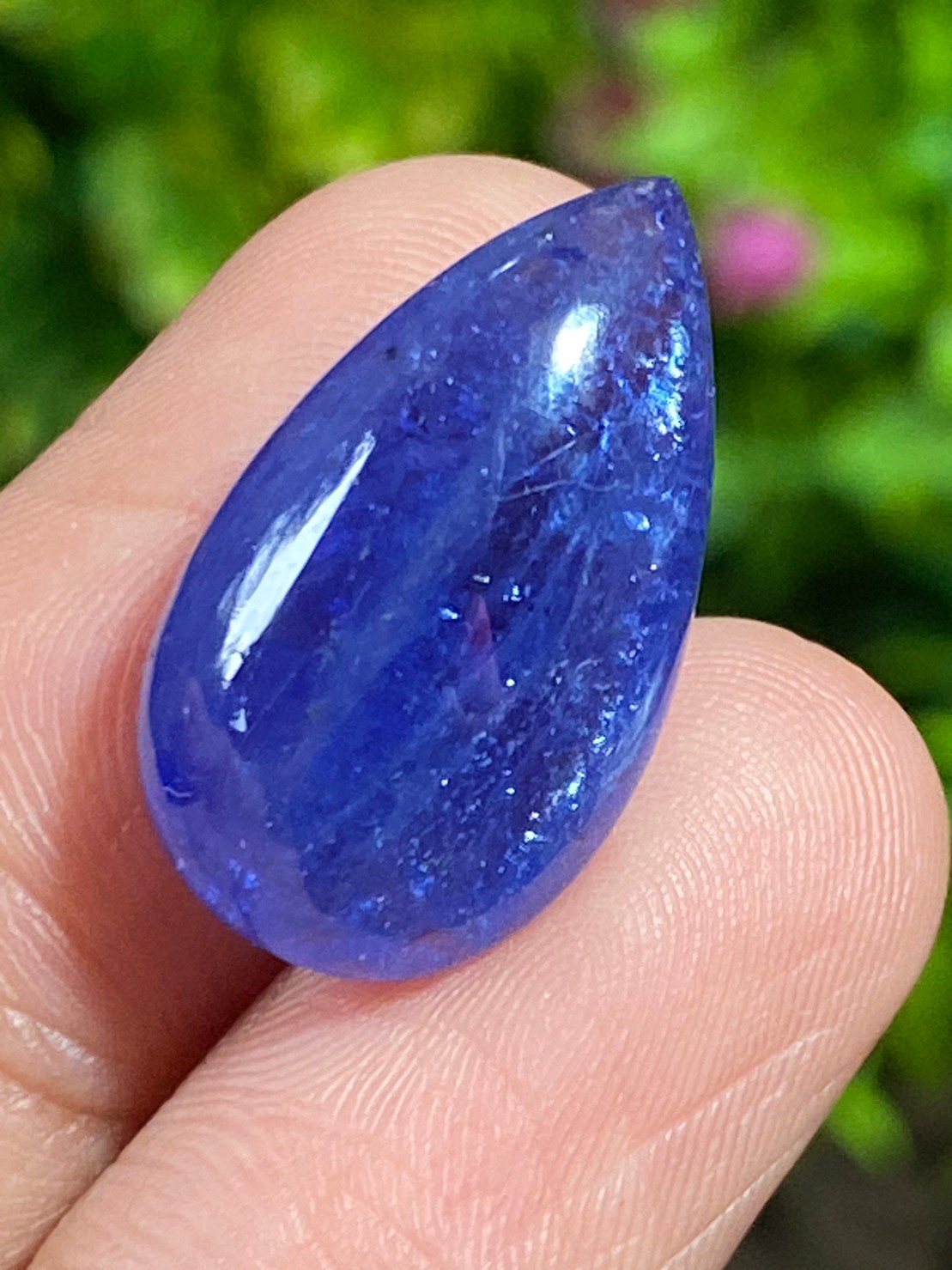 พลอย แทนซาไนท์ Tanzanite 17.23 กะรัต (Cts.) พลอยแท้ อัญมณีมงคลประจําวันเกิด เครื่องประดับพลอย