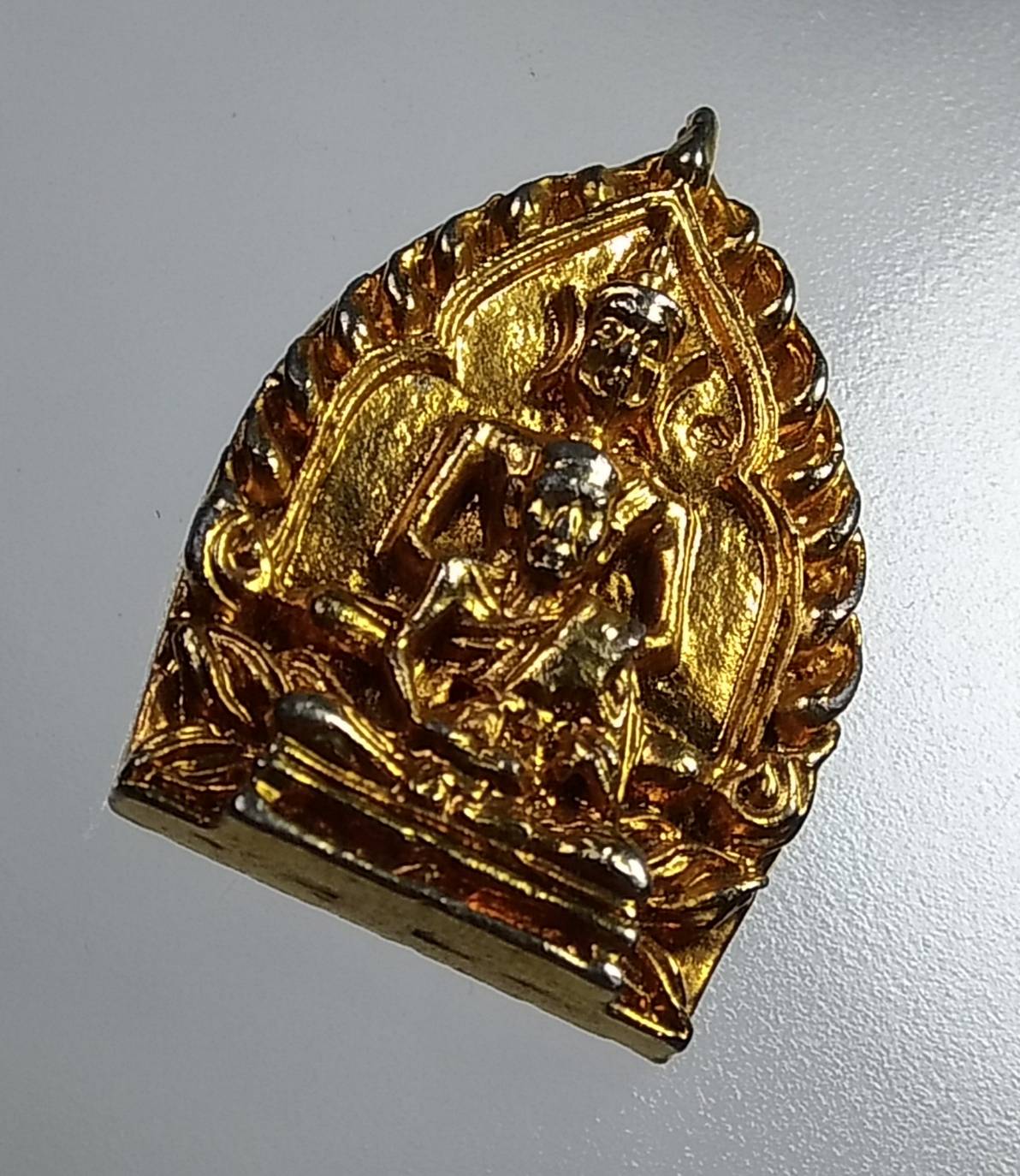 A689 เหรียญหล่อเจ้าสัวพุทธซ้อน หลวงปู่พิมพา วัดหนองตางู จ.นครสวรรค์ ปี2537