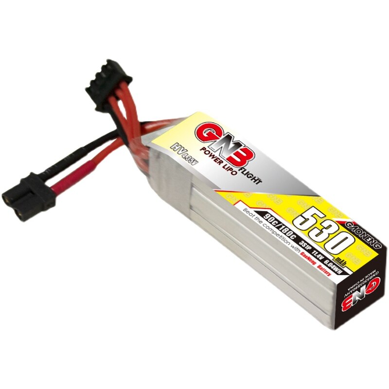 แบต BabyApe Pro DarwinFPV Gaoneng GNB 530MAh 3S 11.4V 90C/180C HV LiPo LiHv แบตเตอรี่ ปลั๊กXT30 FPV Drone RC