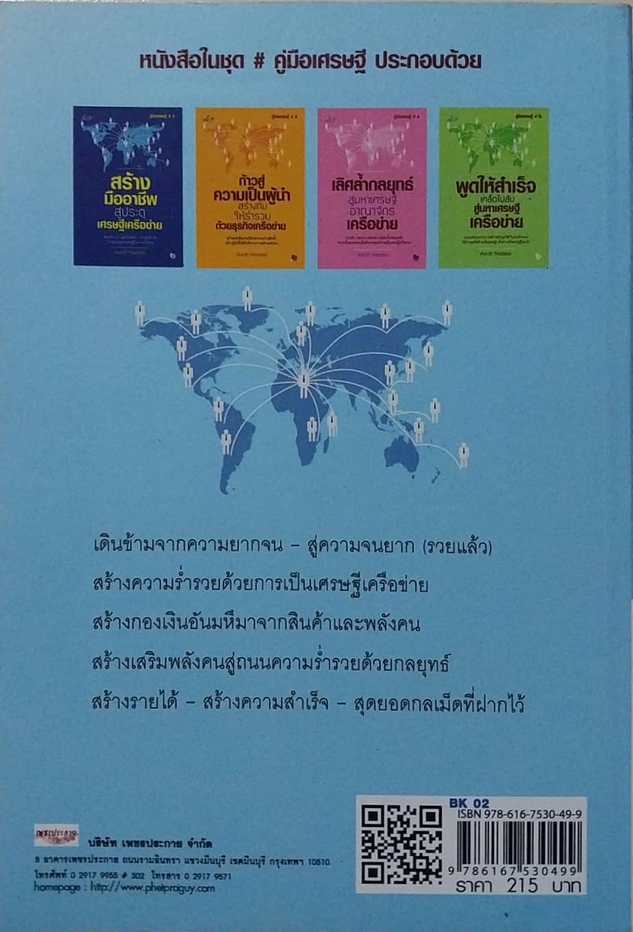 มีหลายภาพ,หนังสือธุรกิจเครือข่าย ,บอกแนวทาง สร้างความสำเร็จและร่ำรวยด้วยธุรกิจเครือข่าย บันไดลัดในการสร้างเงิน รางวัล เกียรติยศ ซึ่งได้รับผลตอบแทนที่มากกว่าจากเวลาที่เท่ากัน โดย สมชาติ กิจยรรยง ปีที่พิมพ์ 2556