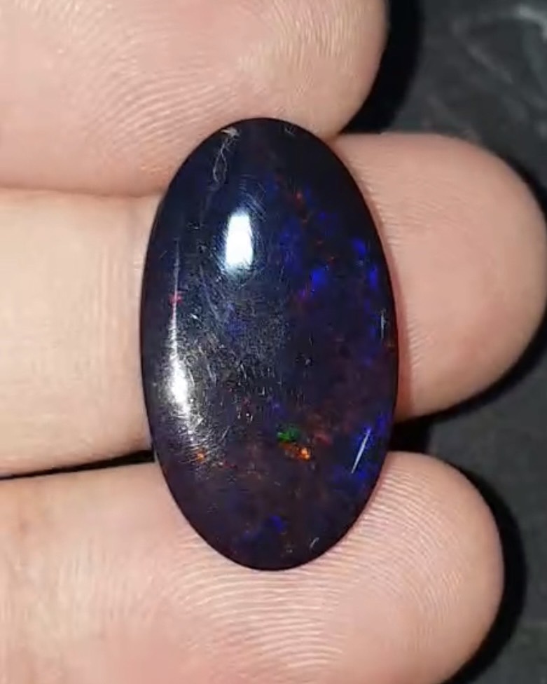 พลอย โอปอล Opal 11.64 กะรัต (Cts.) พลอยแท้ อัญมณีมงคลประจําวันเกิด เครื่องประดับพลอย