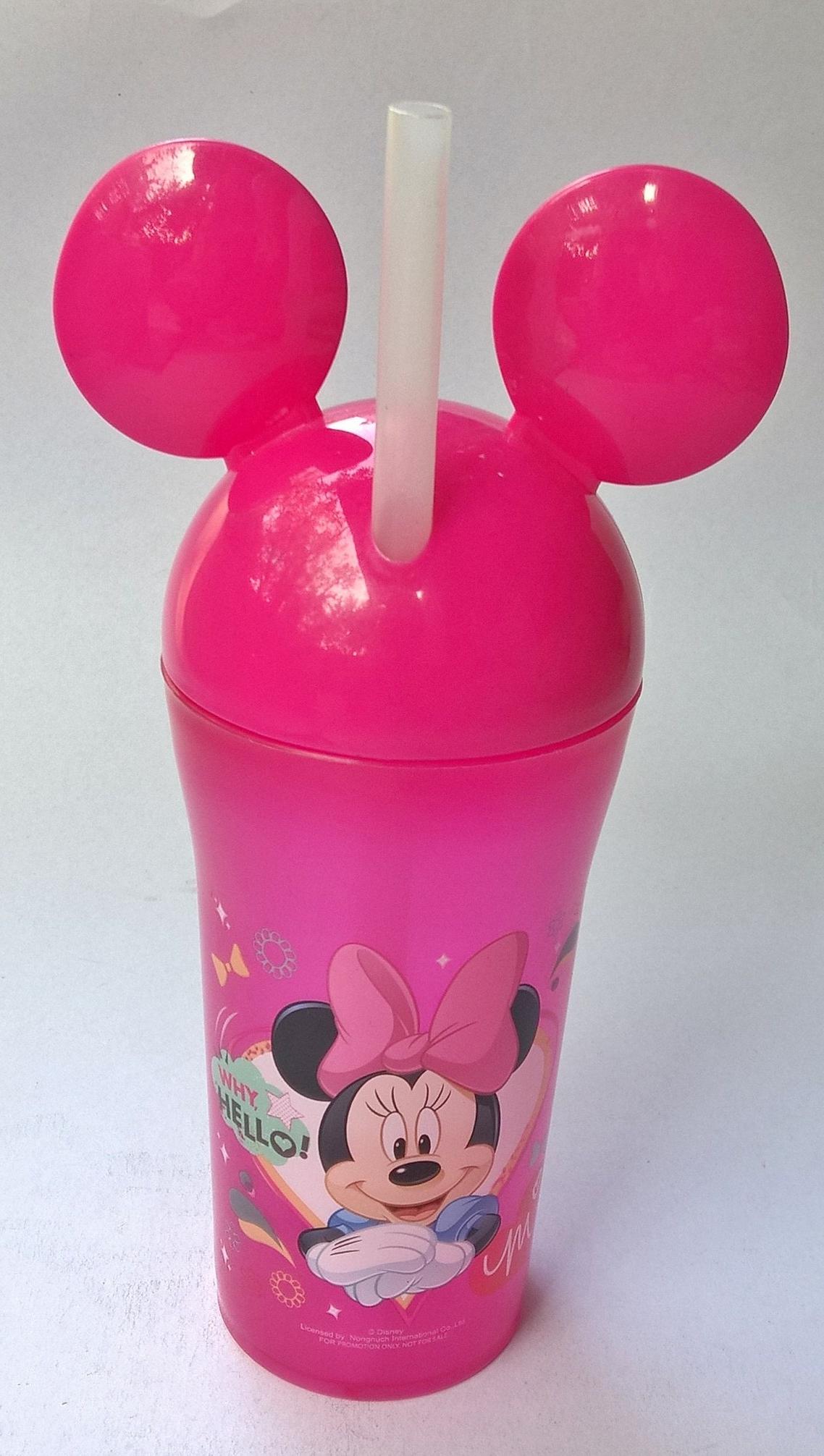 ของสะสม แก้วน้ำพลาสติก มินนี่เมาส์ Minnie Mouse พรีเมี่ยมงาน