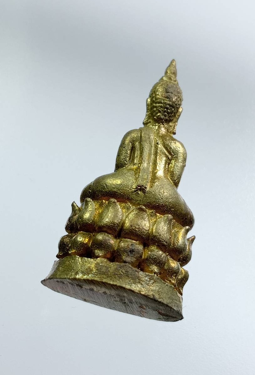 ก848 รูปหล่อ พระประธานพิมพ์เล็กย้อนยุค วัดบ้านสูตร จ.สุพรรณบุรี