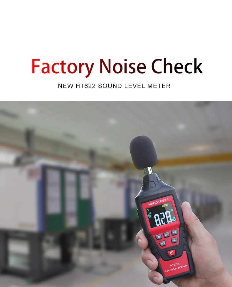 เครื่องวัดเสียง Digital Sound Level Meter รุ่น HT622A