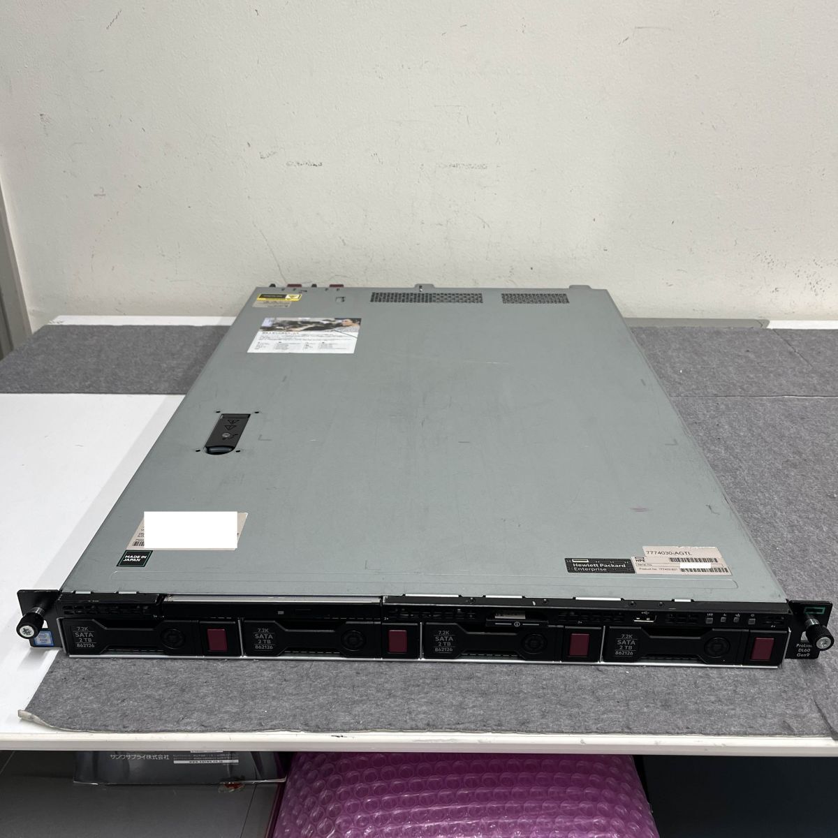 Server hp proliant dl 60 G9 E5-2630v3 Ram 32 GB HDD 1 TB x4