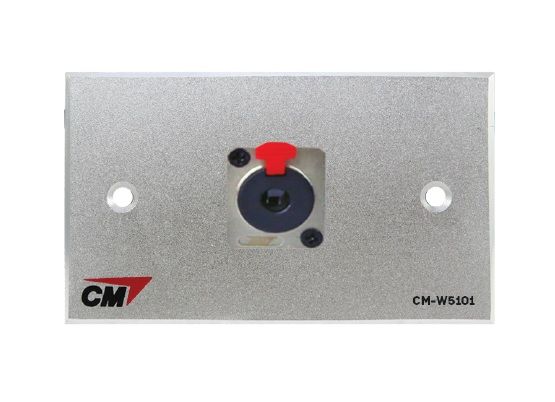 CM CM-W5101PJ แผ่นติด ล็อคกิ้งโฟน 1/4 , 1 ช่อง