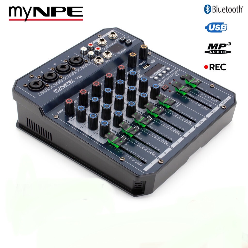 myNPE T6 Mixer 4Mono 1St with DSP/MP3