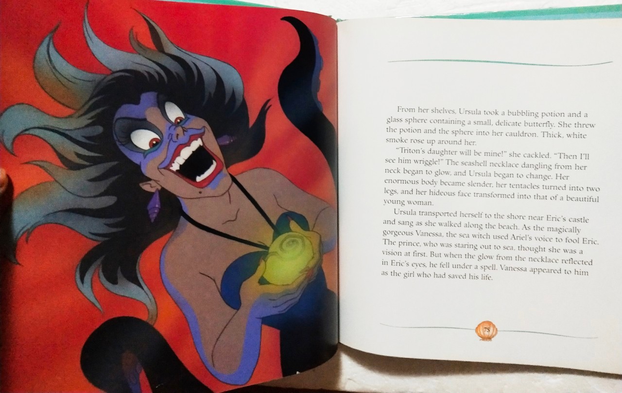 หนังสือนิทานภาพสวย**ปกหลังมีตำหนิตรงสันบนและมีรอยตามภาพ, เจ้าหญิงเงือกน้อย แอเรี่ยล The Little Mermaid