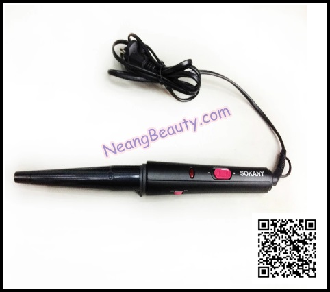 ที่ม้วนผมไฟฟ้า ดัดผมไฟฟ้า ไม่ต้องหนีบ เลือกขนาดลอนได้ Sokany (HB-717)