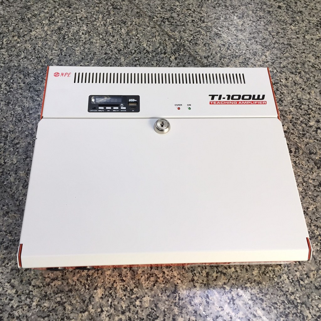 NPE TI-100W TEACHING AMP เครื่องขยายเสียงติดห้องเรียน 100 วัตต์ 8 โอห์ม
