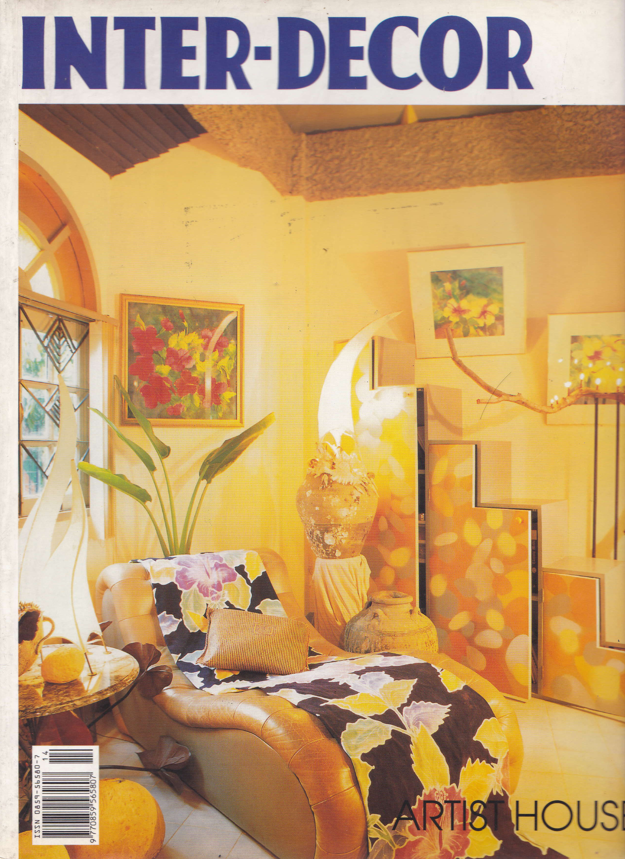 ขายนิตยสารเก่า INTER DECOR เดือนตุลาคม 2540 ฉบับ ARTIST HOUSE/BOON BOOM SHOWROOM/SOFITEL RAJA ORCHID HOTEL ปีที่ 2 ฉบับที่ 14 October 1997