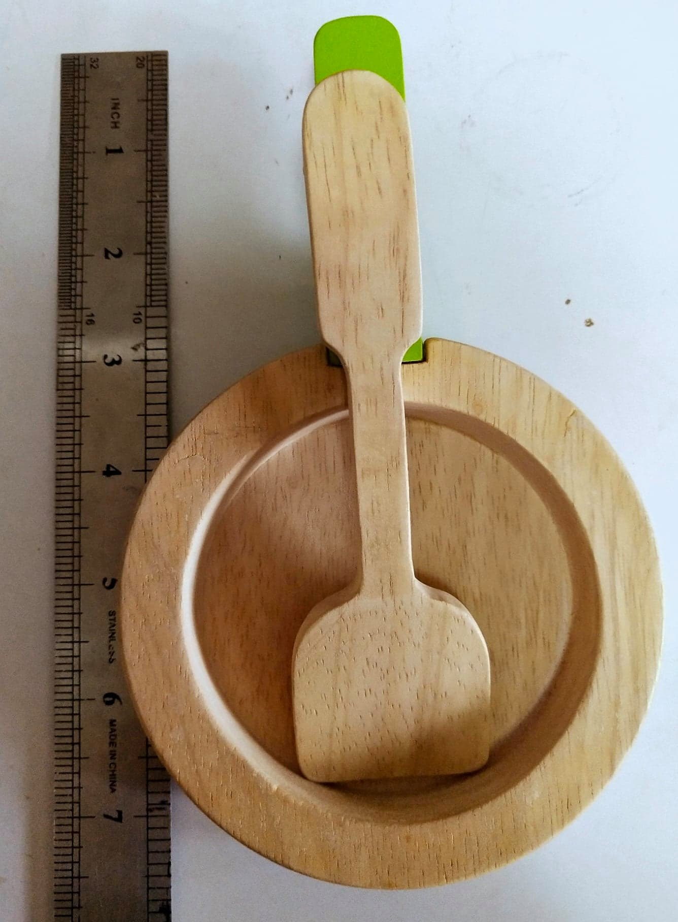 ชุดของเด็กเล่นงานไม้เพื่อการเรียนรู้ Roll Play แม่ครัวน้อย- กะทะและตะหลิว